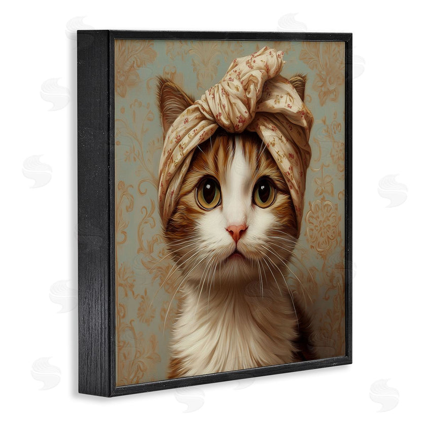 Jim Baldwin | Cat with Fashionable Turban