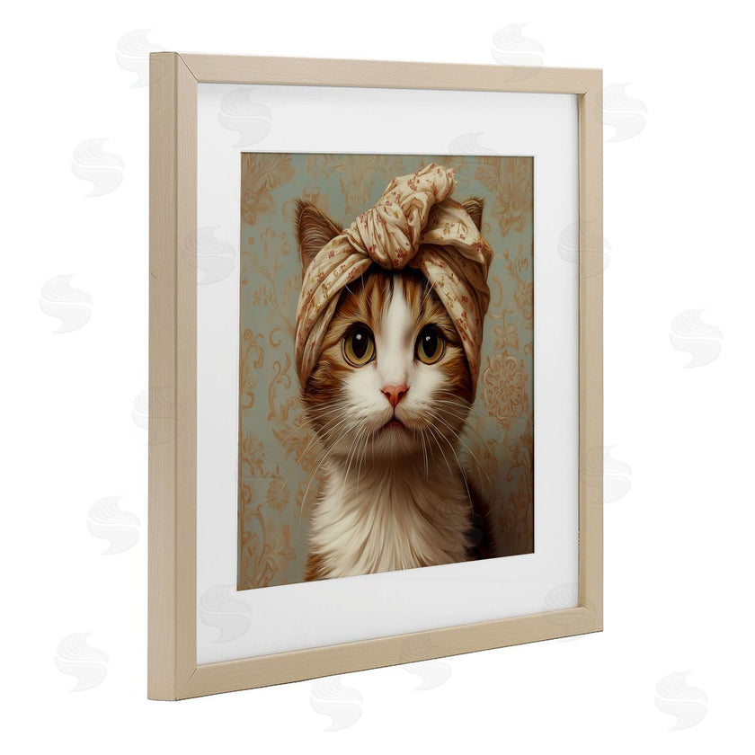 Jim Baldwin | Cat with Fashionable Turban
