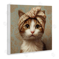 Jim Baldwin | Cat with Fashionable Turban