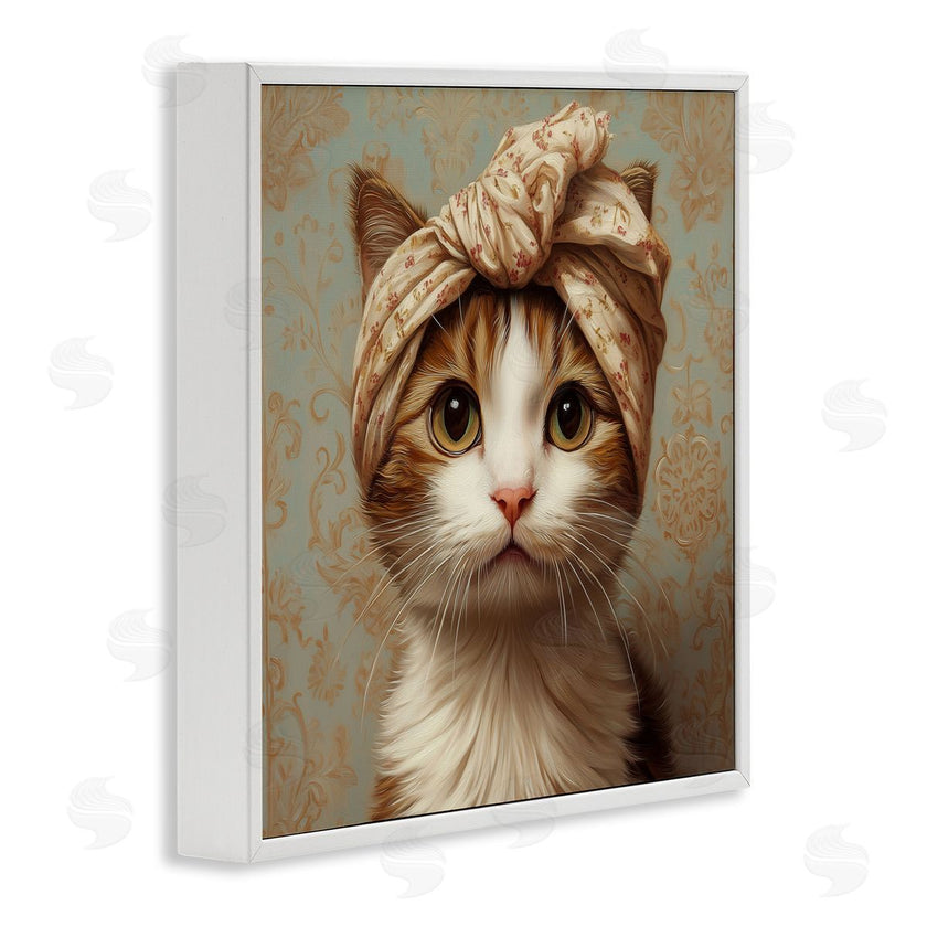 Jim Baldwin | Cat with Fashionable Turban