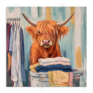 Nina Blue | Folding Fun Laundry Cow