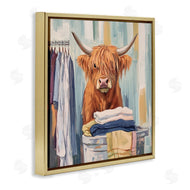 Nina Blue | Folding Fun Laundry Cow