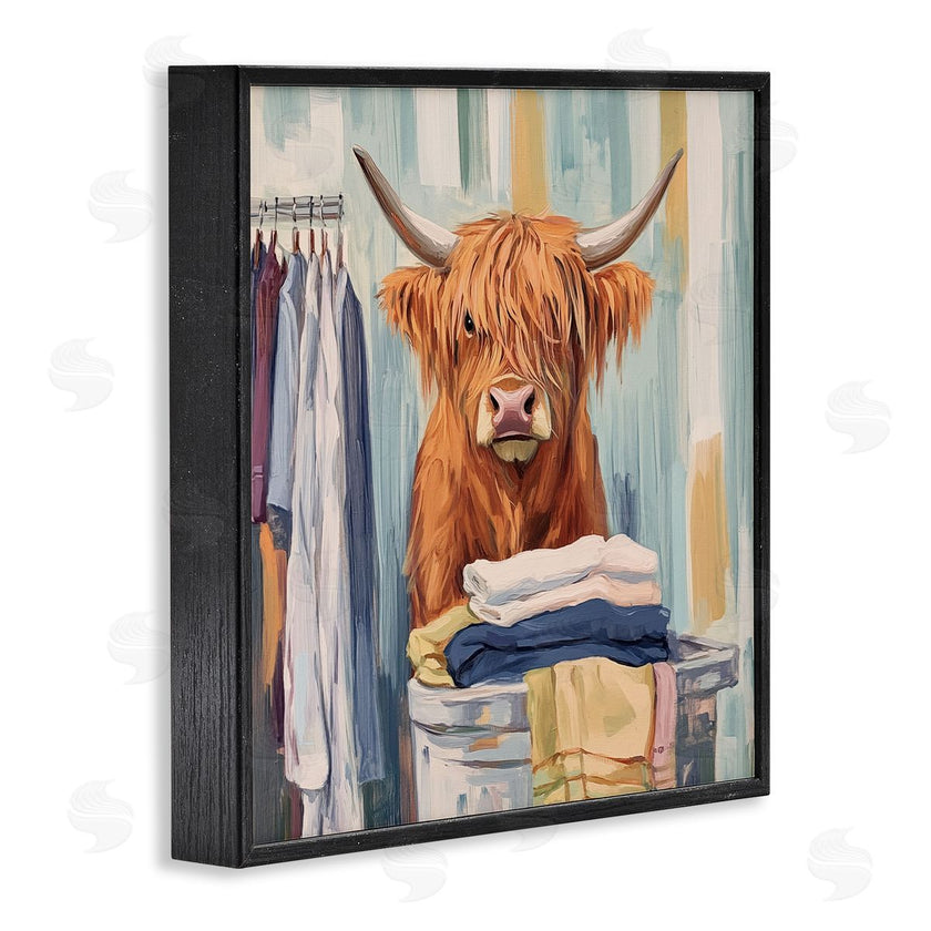 Nina Blue | Folding Fun Laundry Cow