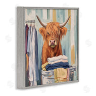 Nina Blue | Folding Fun Laundry Cow
