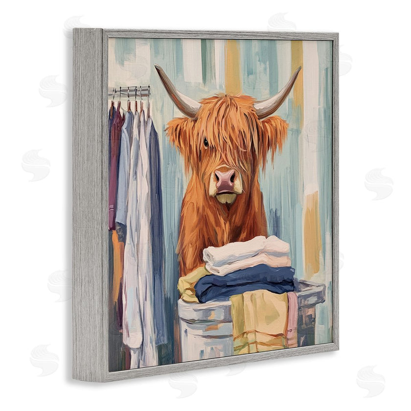Nina Blue | Folding Fun Laundry Cow