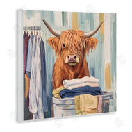 Nina Blue | Folding Fun Laundry Cow