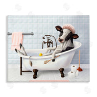 Mehu Art | Cow & Rubber Duck in Bath