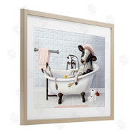 Mehu Art | Cow & Rubber Duck in Bath