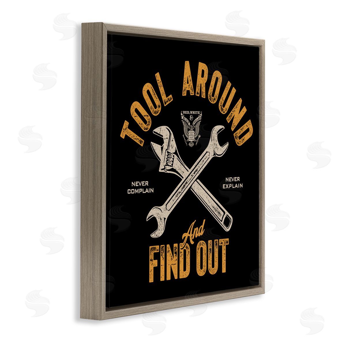 Jedco Brands, Inc. Tool Around & Find Out Canvas Wall Art Print