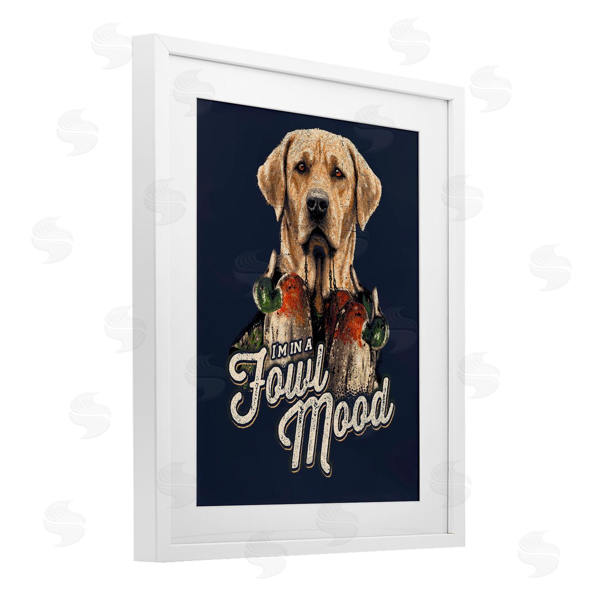 Jedco Brands, Inc. Fowl Mood Hunting Dog Canvas Wall Art Print