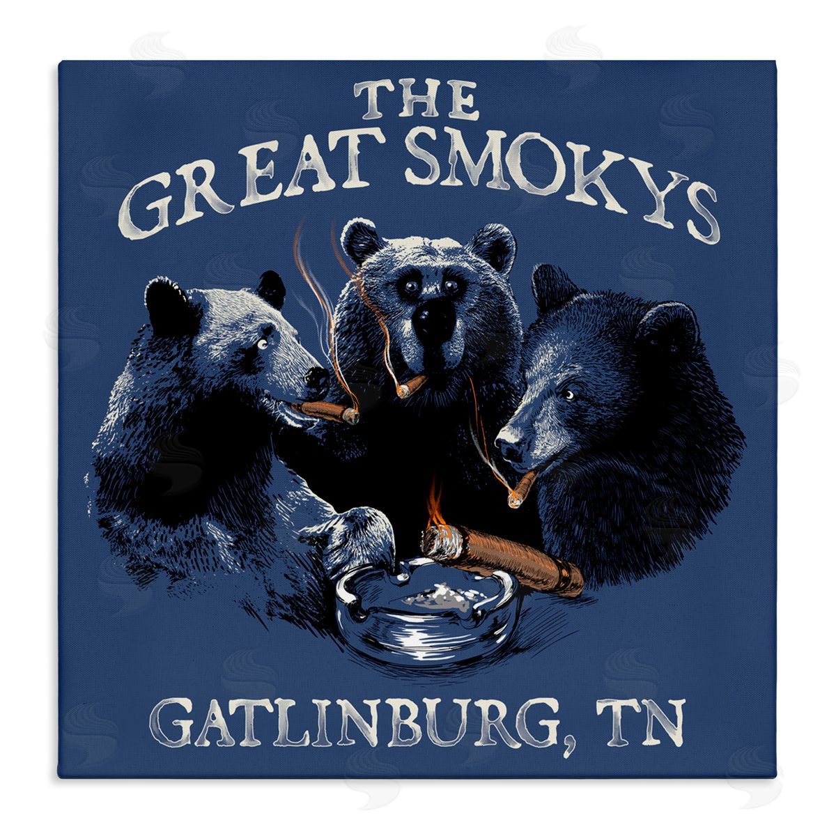 Jim Baldwin Great Smokys Bears Canvas Wall Art Print