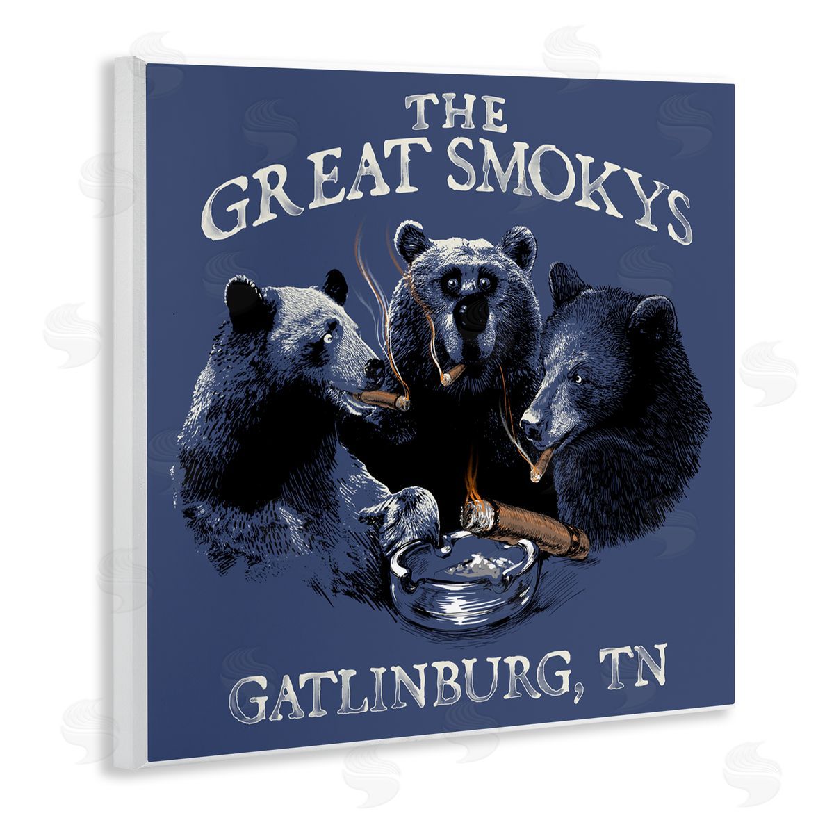 Jim Baldwin Great Smokys Bears Canvas Wall Art Print