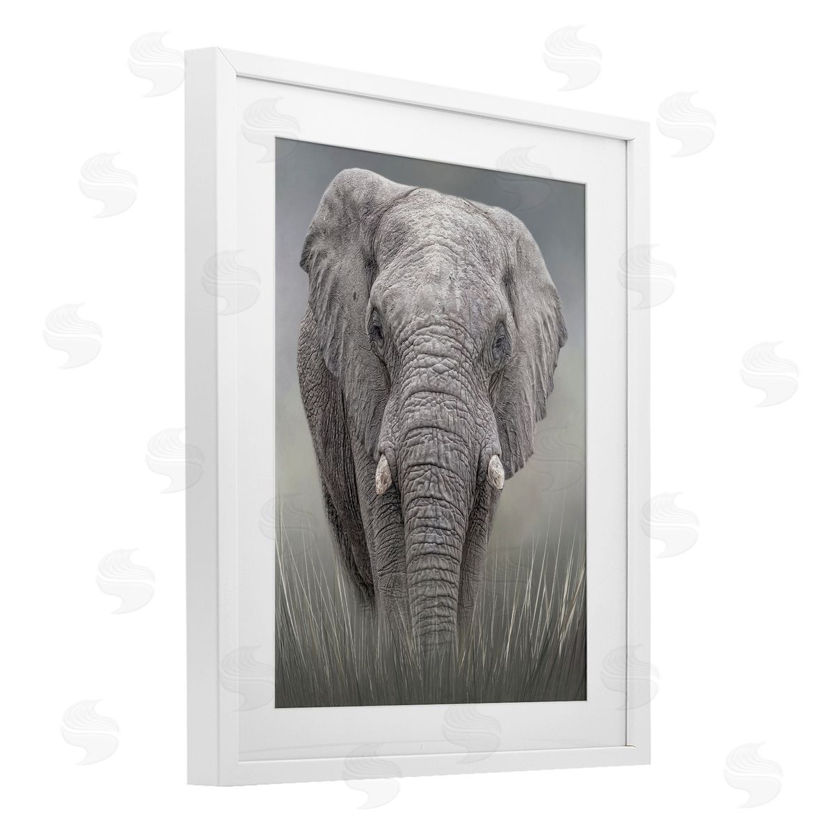 Kelley Parker Graceful Titan Elephant Canvas Wall Art Print