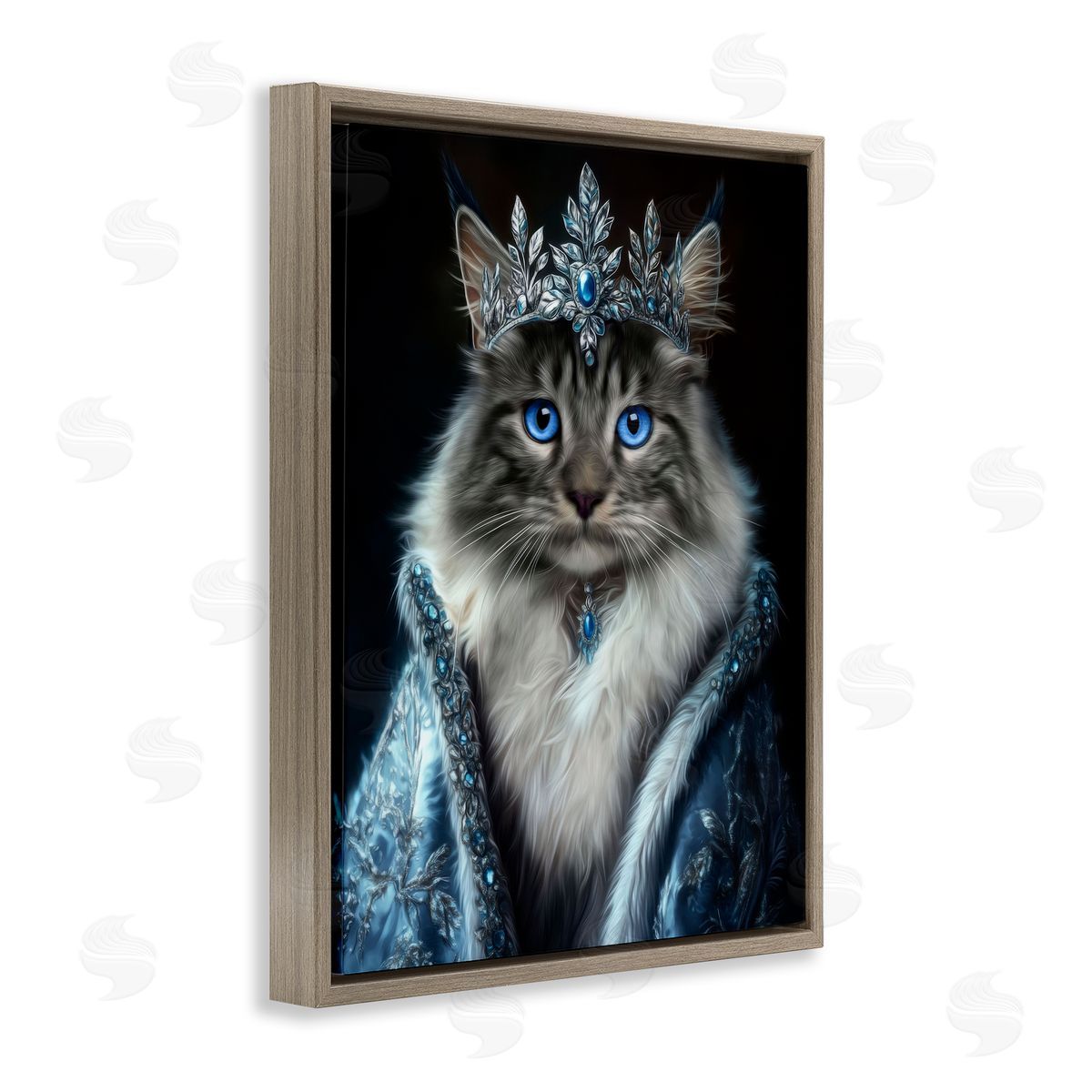 Kelley Parker Arctic Empress Cat Canvas Wall Art Print