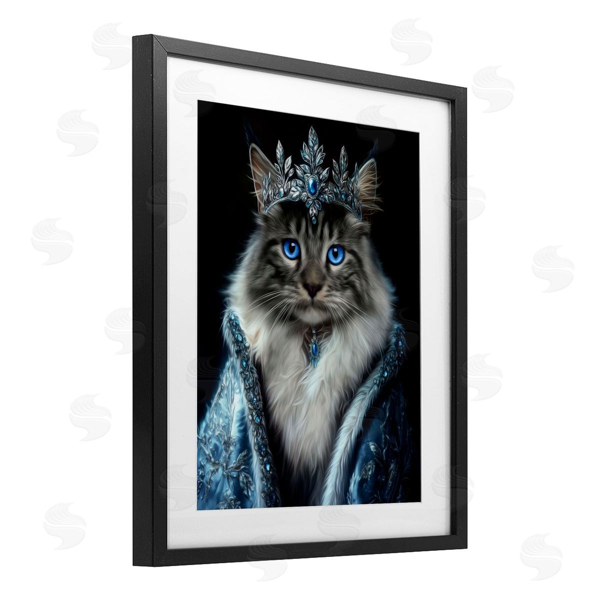 Kelley Parker Arctic Empress Cat Canvas Wall Art Print