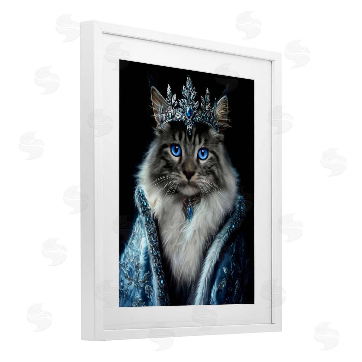 Kelley Parker Arctic Empress Cat Canvas Wall Art Print