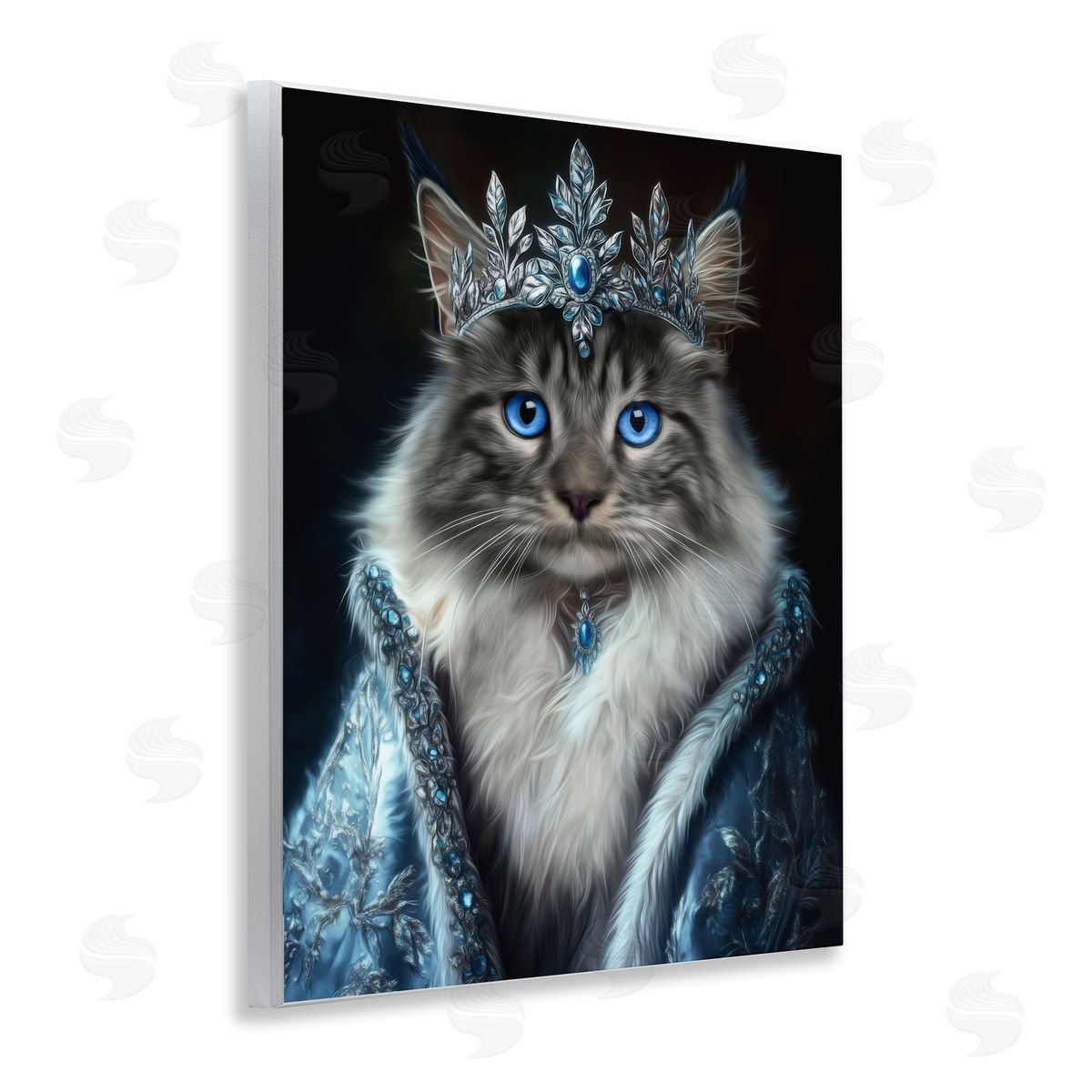 Kelley Parker Arctic Empress Cat Canvas Wall Art Print