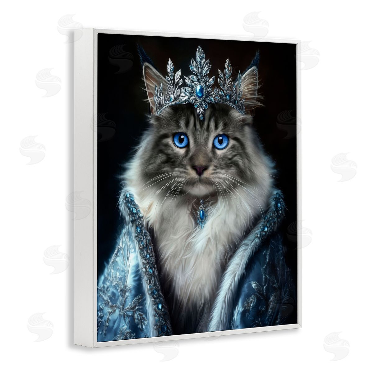 Kelley Parker Arctic Empress Cat Canvas Wall Art Print