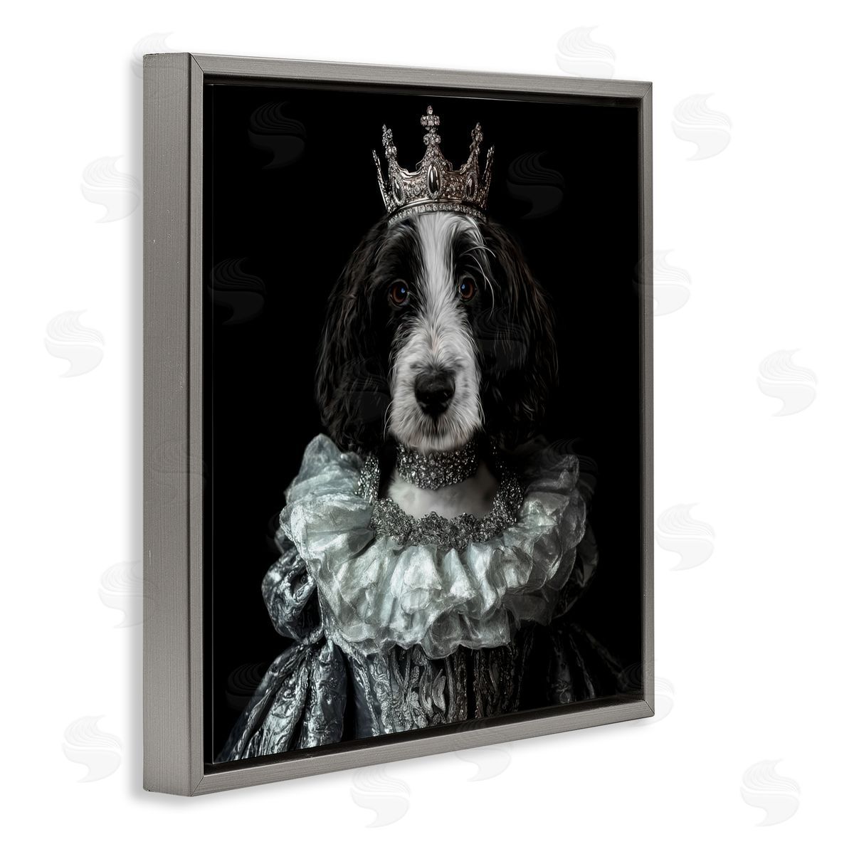 Kelley Parker Princess Pepper Royal Dog Canvas Wall Art Print