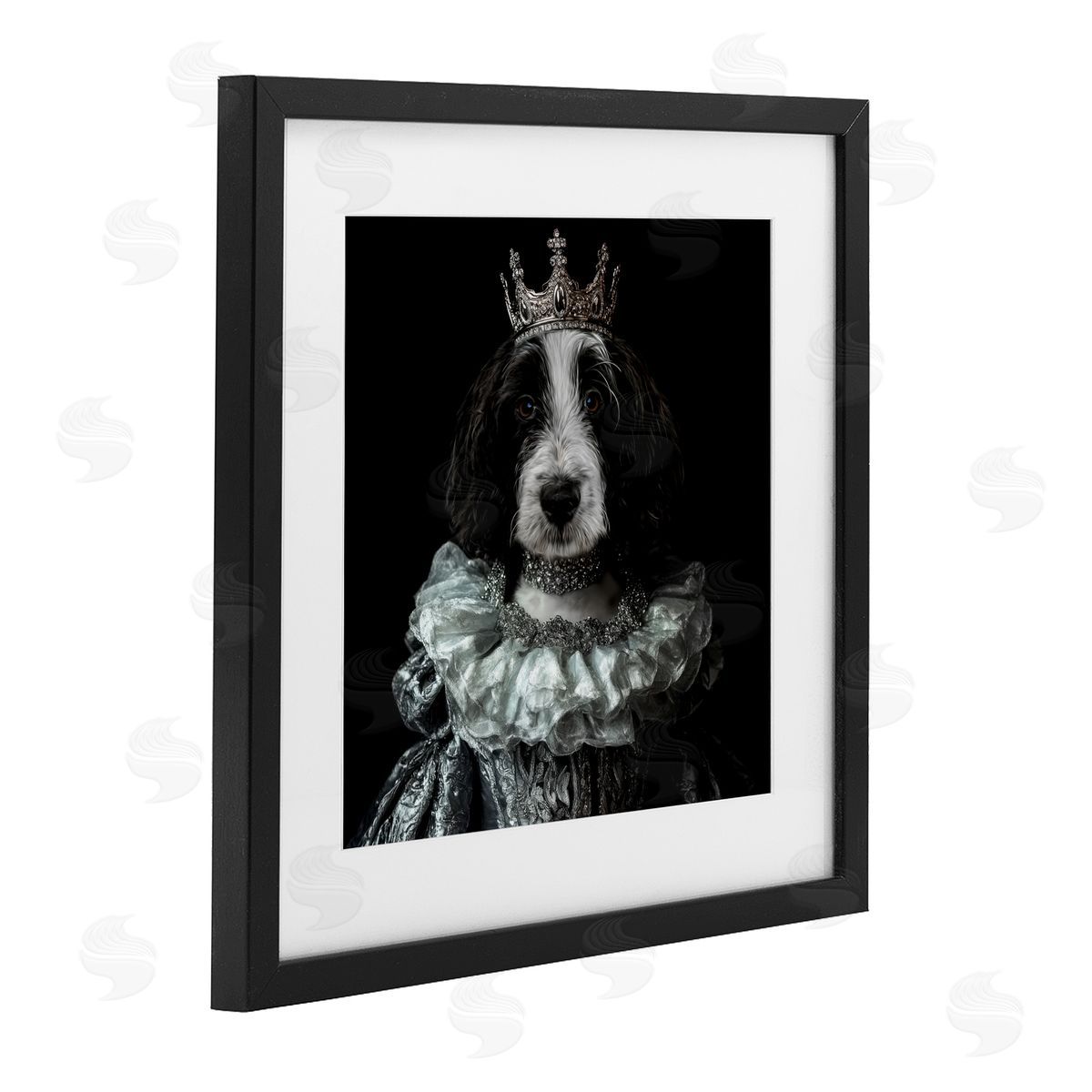 Kelley Parker Princess Pepper Royal Dog Canvas Wall Art Print