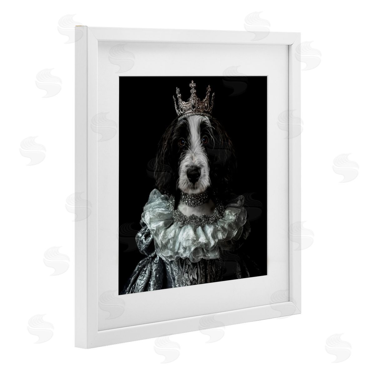 Kelley Parker Princess Pepper Royal Dog Canvas Wall Art Print
