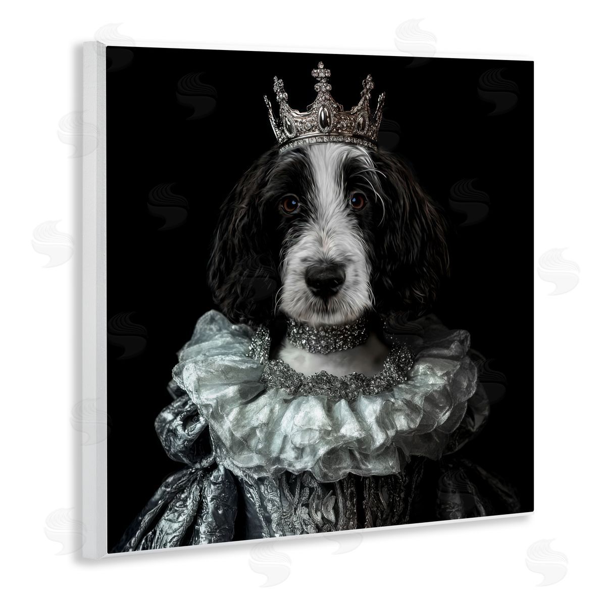 Kelley Parker Princess Pepper Royal Dog Canvas Wall Art Print