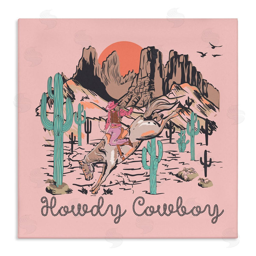 Jedco Brands, Inc. | Howdy Cowboy Pink Canyon
