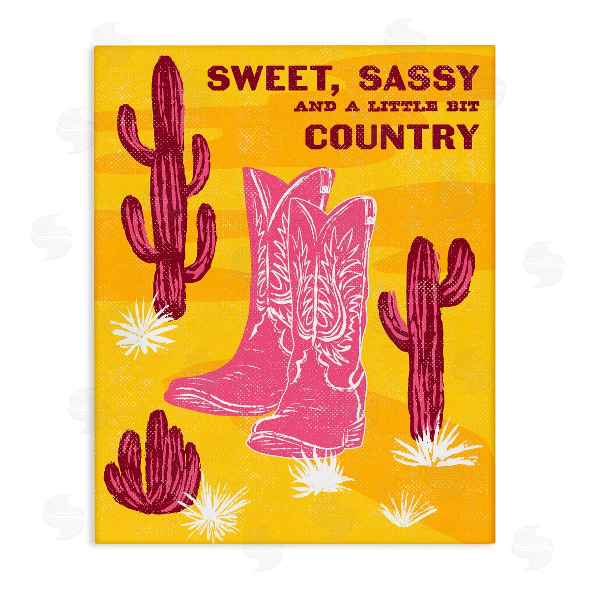Diane Labombarbe Sweet Sassy & Country Canvas Wall Art Print