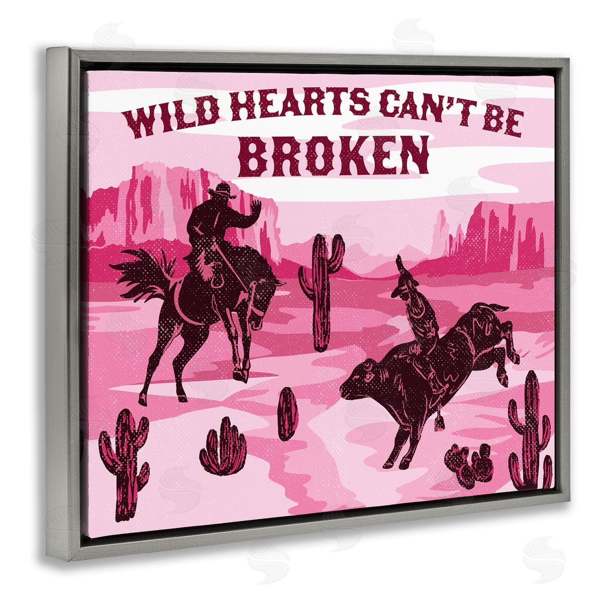 Diane Labombarbe Wild Hearts Can't Be Broken Canvas Wall Art Print