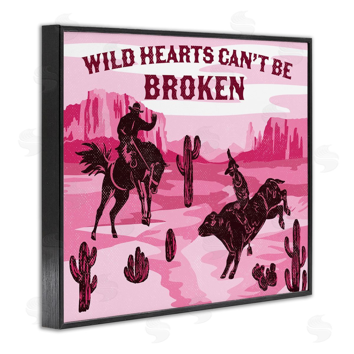 Diane Labombarbe Wild Hearts Can't Be Broken Canvas Wall Art Print