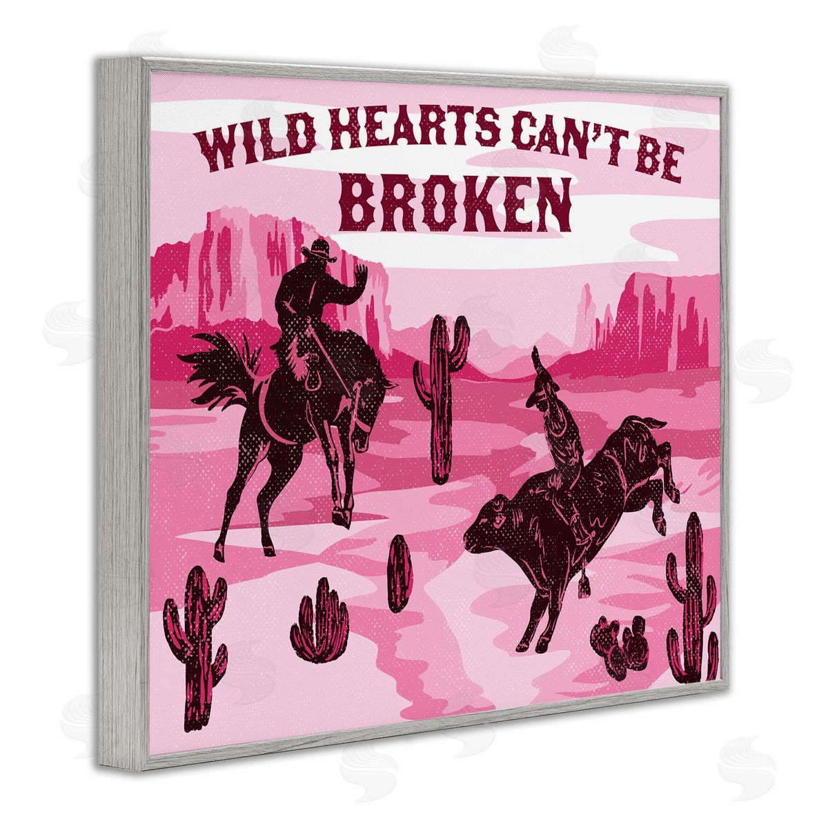 Diane Labombarbe Wild Hearts Can't Be Broken Canvas Wall Art Print