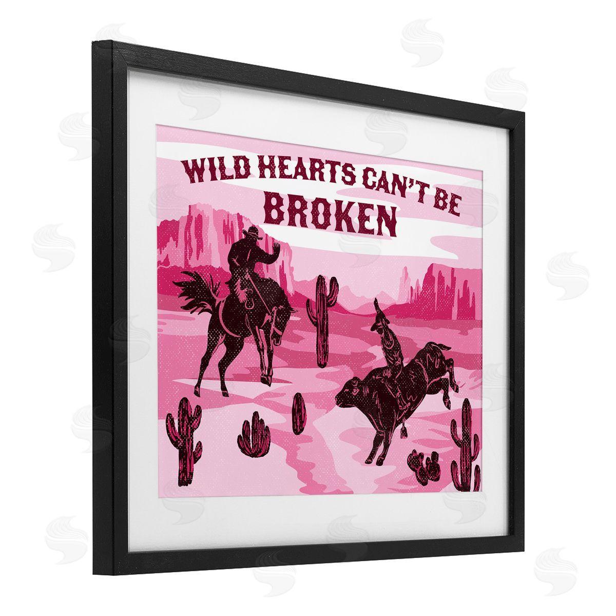 Diane Labombarbe Wild Hearts Can't Be Broken Canvas Wall Art Print