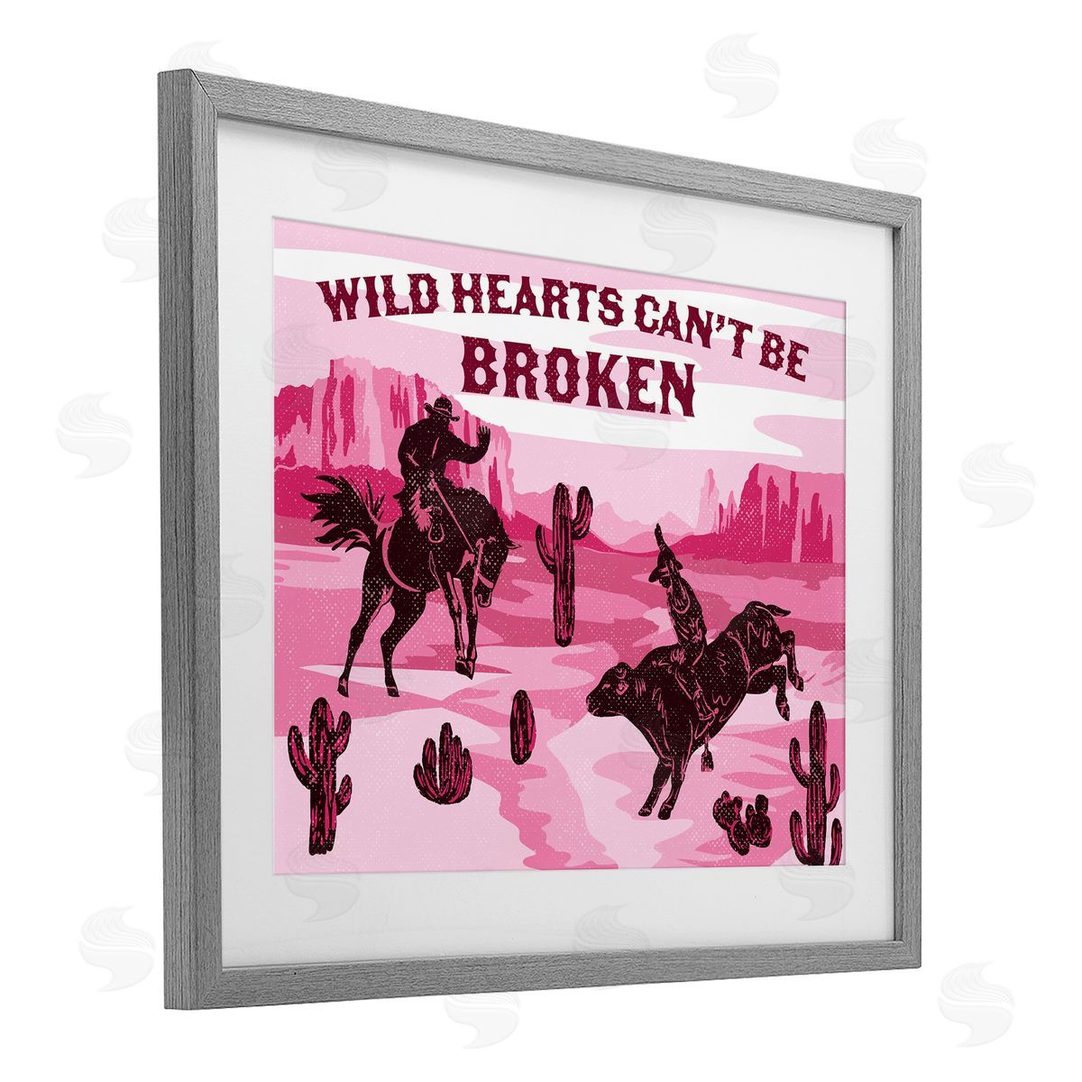 Diane Labombarbe Wild Hearts Can't Be Broken Canvas Wall Art Print