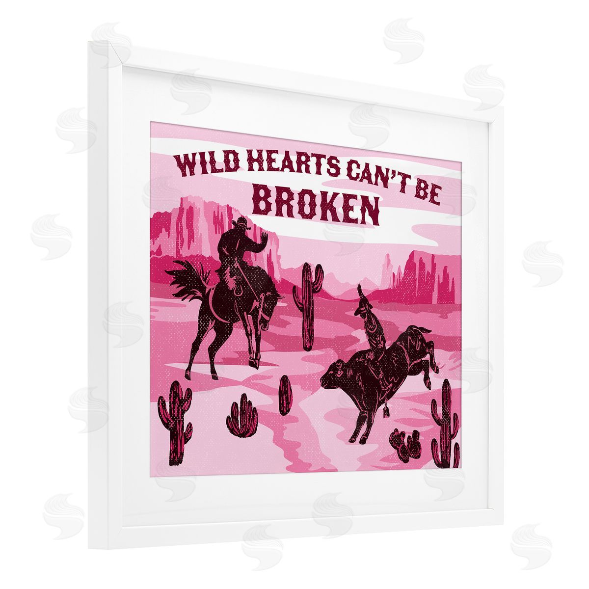 Diane Labombarbe Wild Hearts Can't Be Broken Canvas Wall Art Print