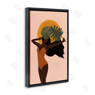 JJ Design House LLC | Woman With Exotic Leaves