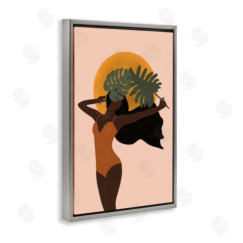 JJ Design House LLC | Woman With Exotic Leaves