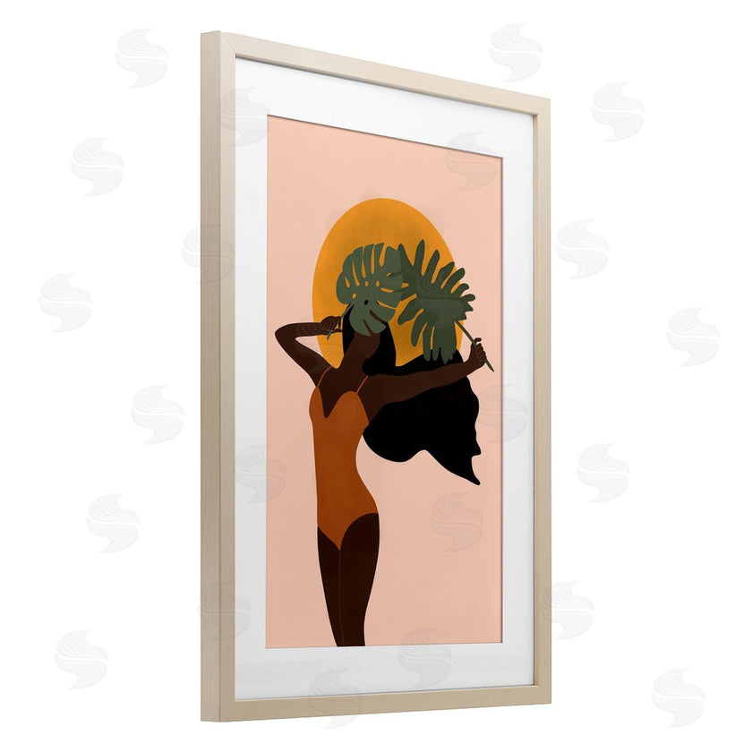 JJ Design House LLC | Woman With Exotic Leaves