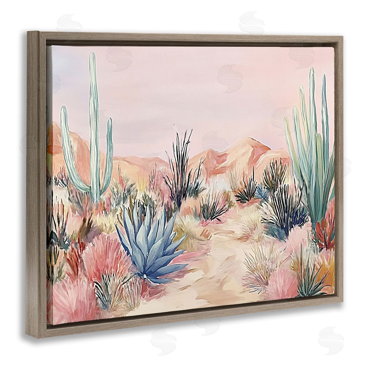 Ramona Murdock Pastel Desert Wonderland Canvas Wall Art Print