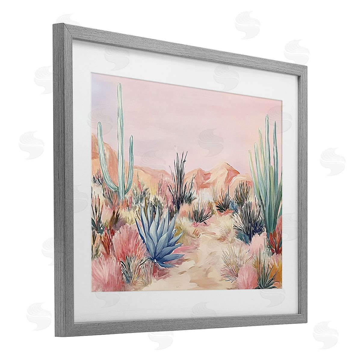 Ramona Murdock Pastel Desert Wonderland Canvas Wall Art Print