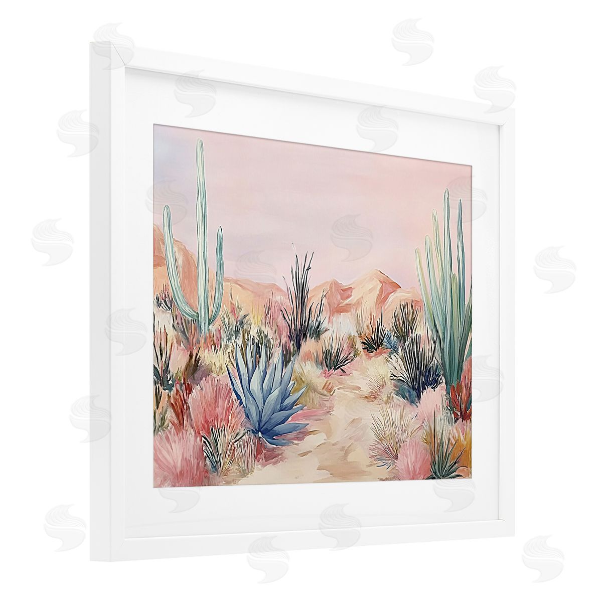 Ramona Murdock Pastel Desert Wonderland Canvas Wall Art Print