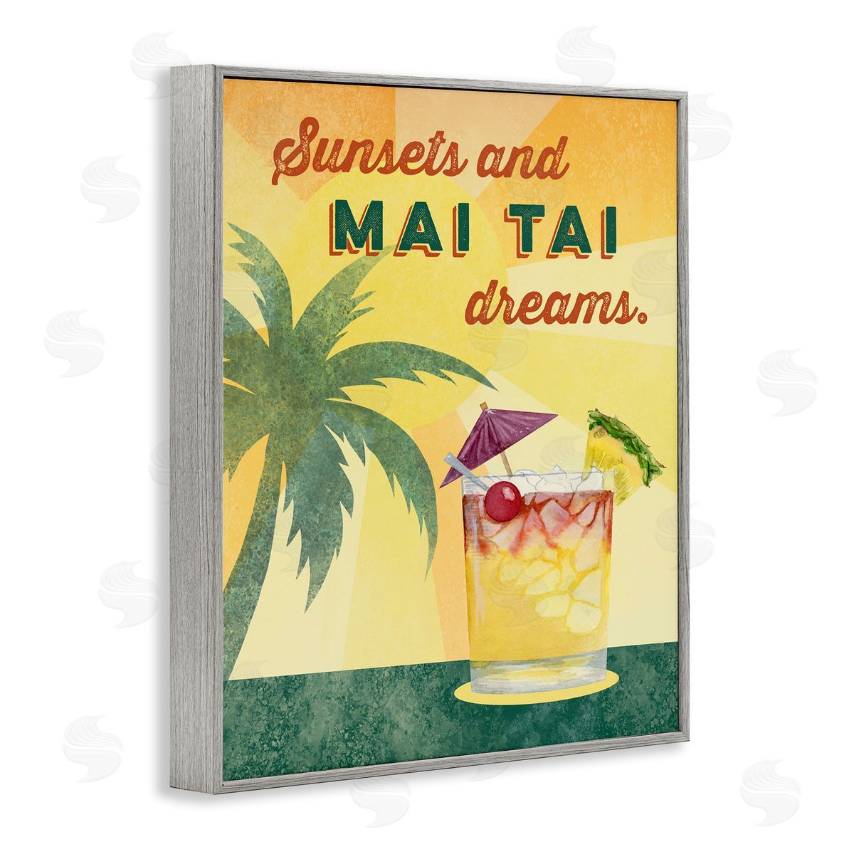 Brett Blumenthal Sunsets & Mai Tai Dreams Canvas Wall Art Print