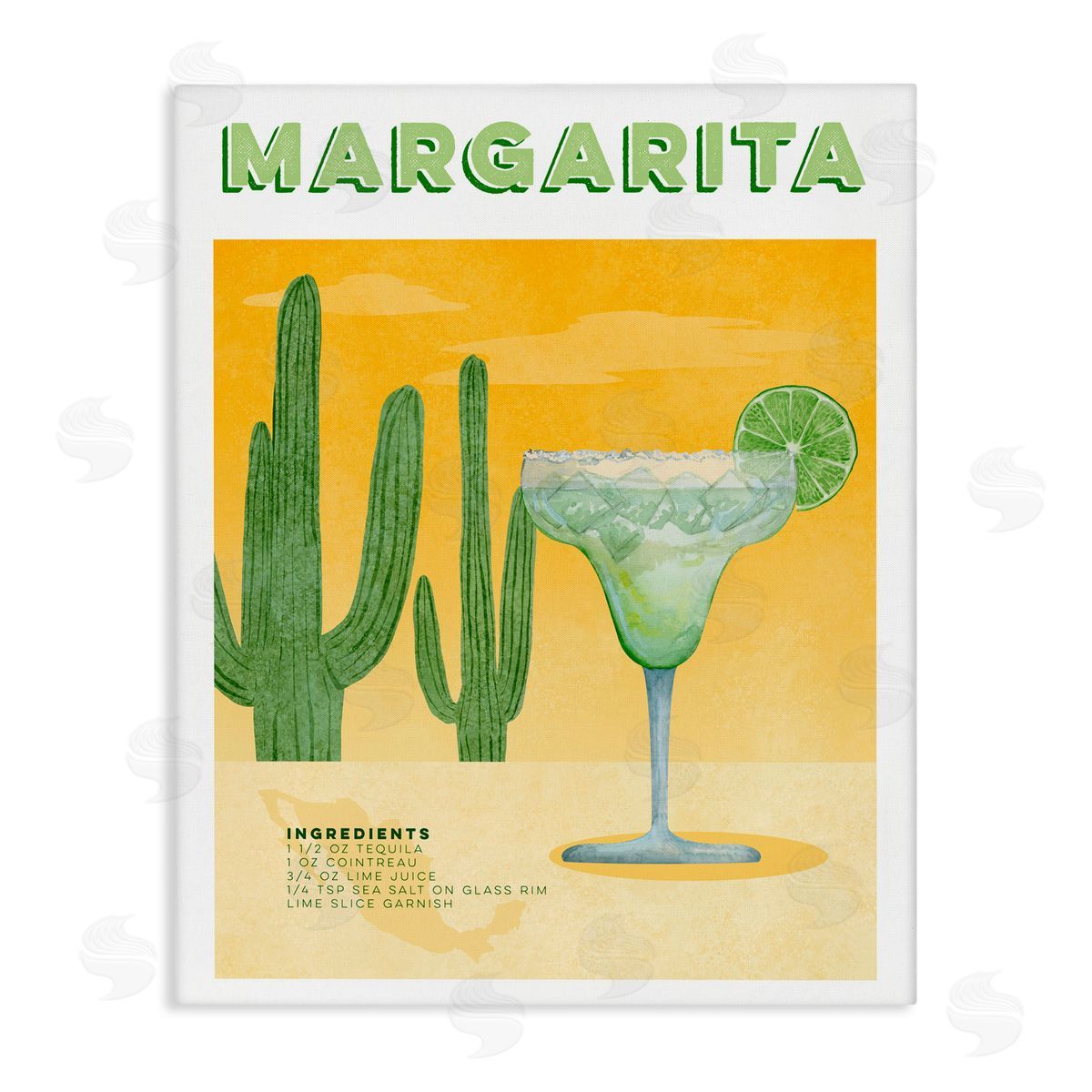 Brett Blumenthal Vintage Desert Margarita Canvas Wall Art Print