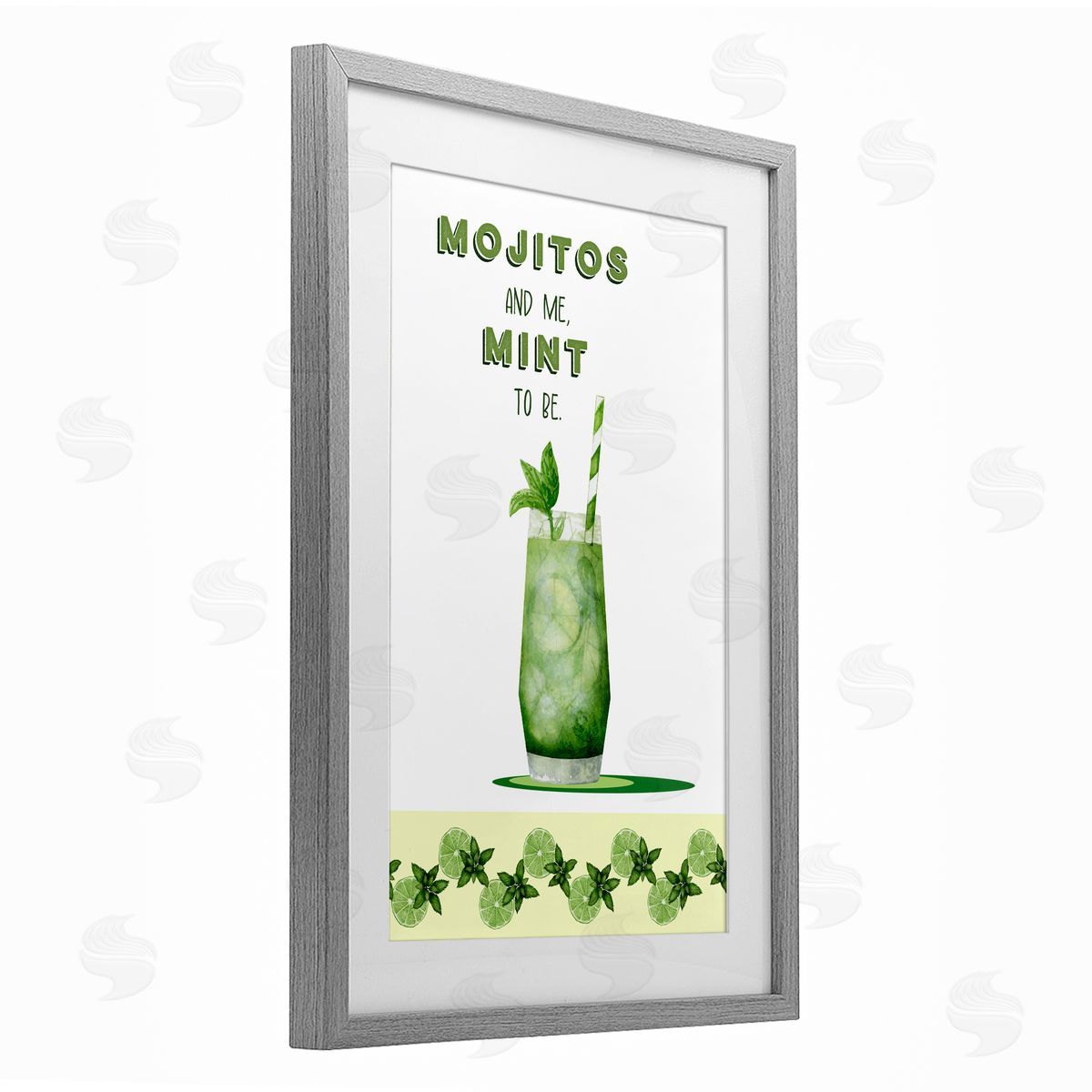 Brett Blumenthal Mojito & Me Mint To Be Canvas Wall Art Print