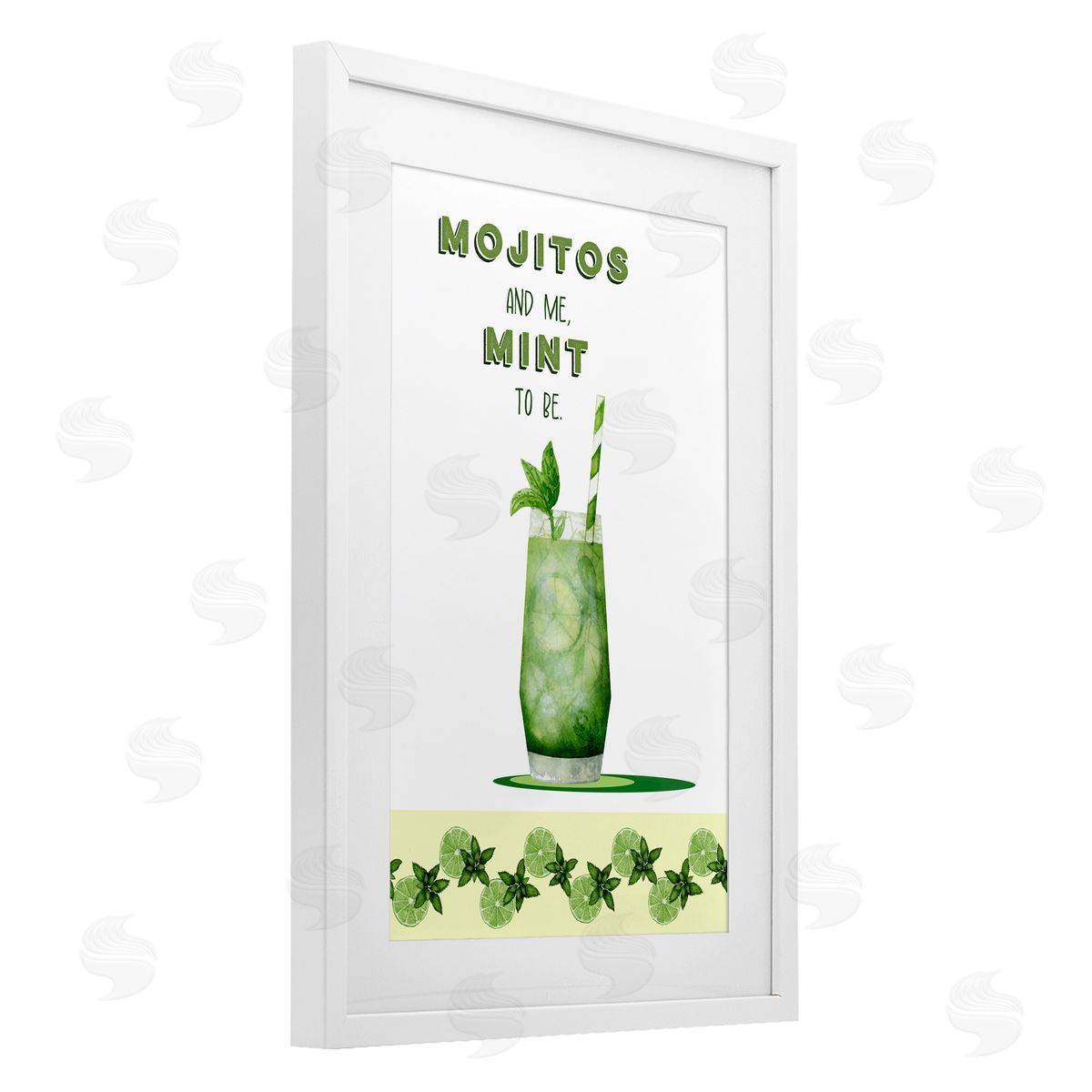 Brett Blumenthal Mojito & Me Mint To Be Canvas Wall Art Print