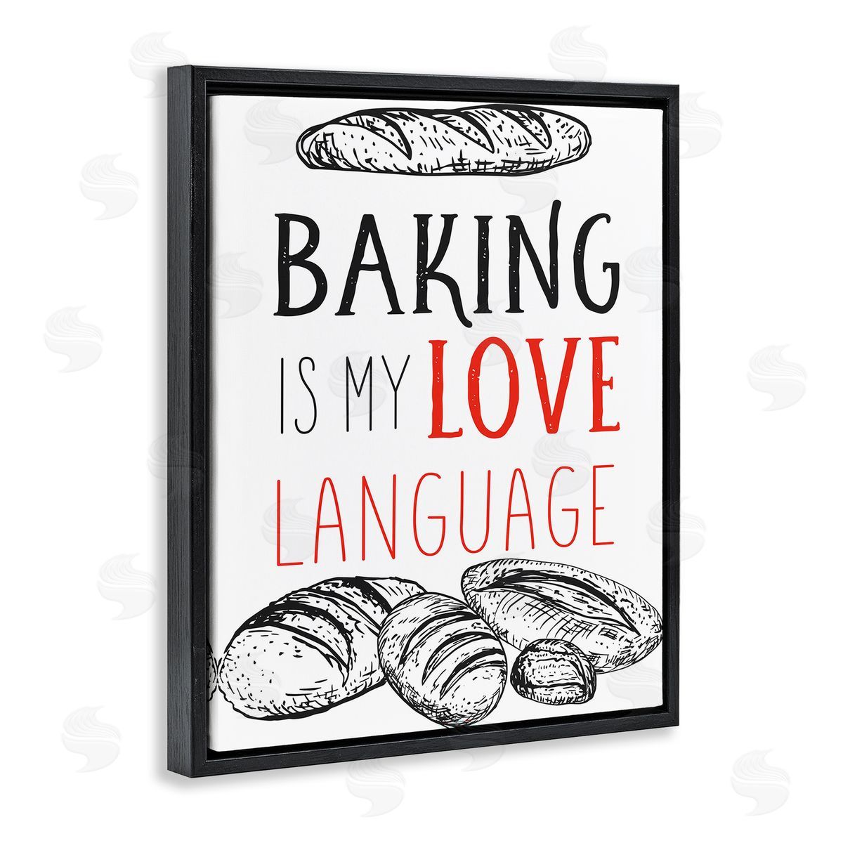 Diane Labombarbe Baking My Love Language Canvas Wall Art Print