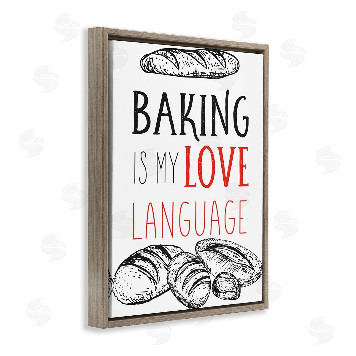 Diane Labombarbe Baking My Love Language Canvas Wall Art Print