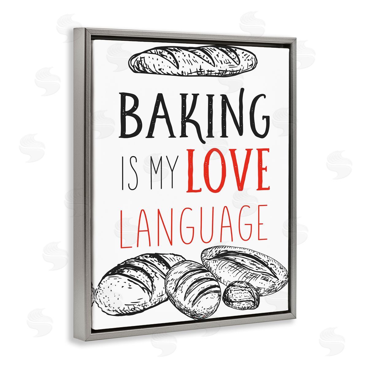 Diane Labombarbe Baking My Love Language Canvas Wall Art Print