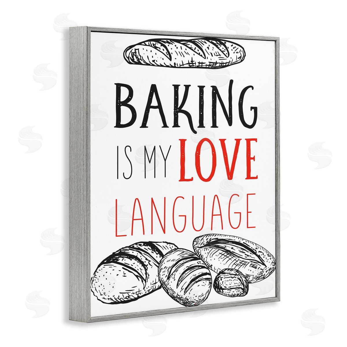 Diane Labombarbe Baking My Love Language Canvas Wall Art Print
