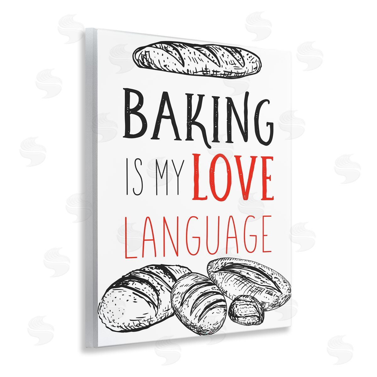 Diane Labombarbe Baking My Love Language Canvas Wall Art Print