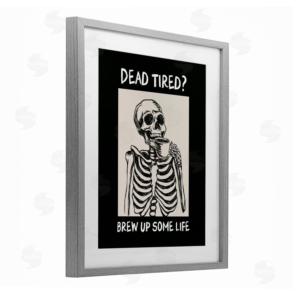 JJ Design House LLC Brew Up Life Coffee Canvas Wall Art Print